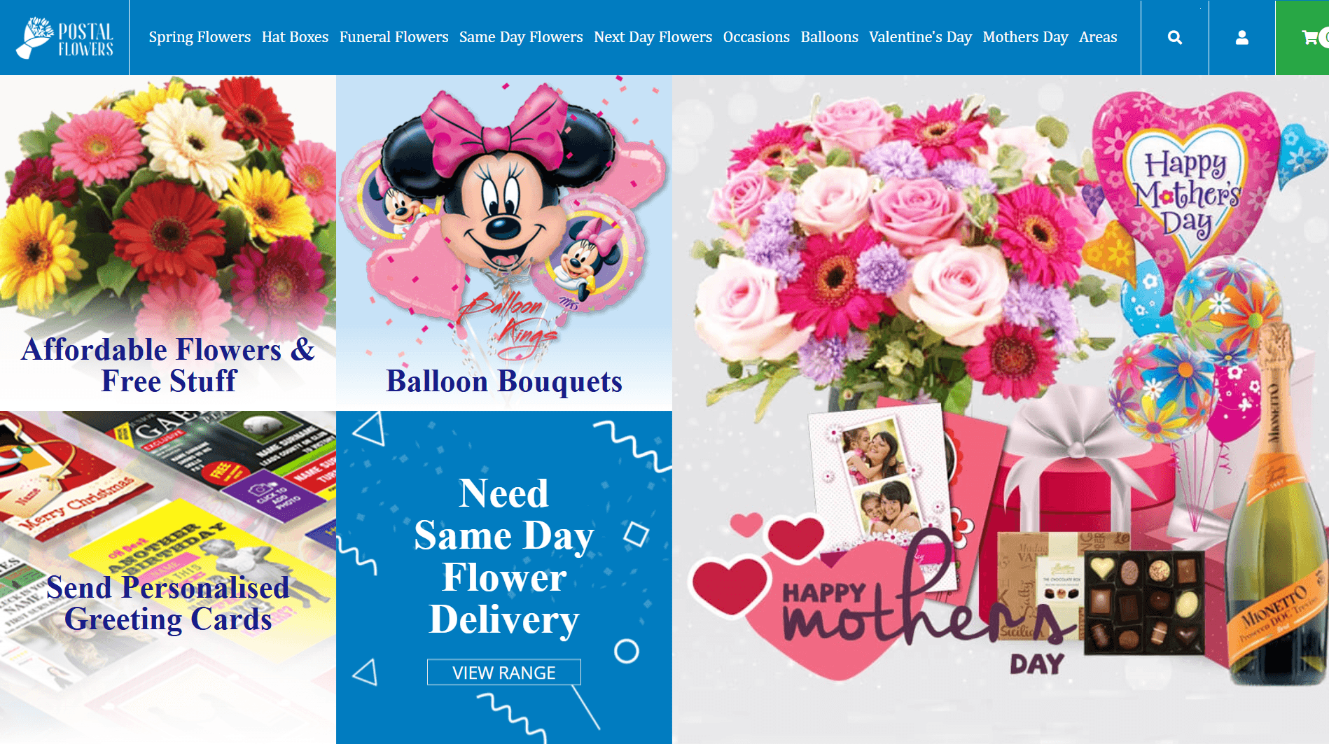 postal flowers ireland